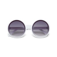 OKKIA Sun Monica Round Optical White